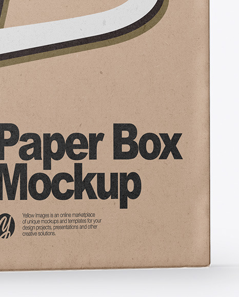 Kraft Box Mockup