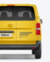 Panel Van Mockup - Back View