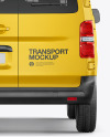 Panel Van Mockup - Back View