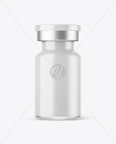 Glass Cosmetic Bottle Mockup