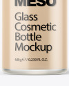 Glass Cosmetic Bottle Mockup