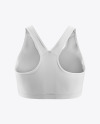 Sports Bra Mockup - Back View