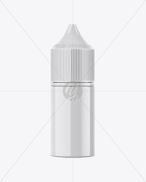 Glossy Dropper Bottle Mockup