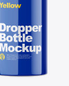 Glossy Dropper Bottle Mockup