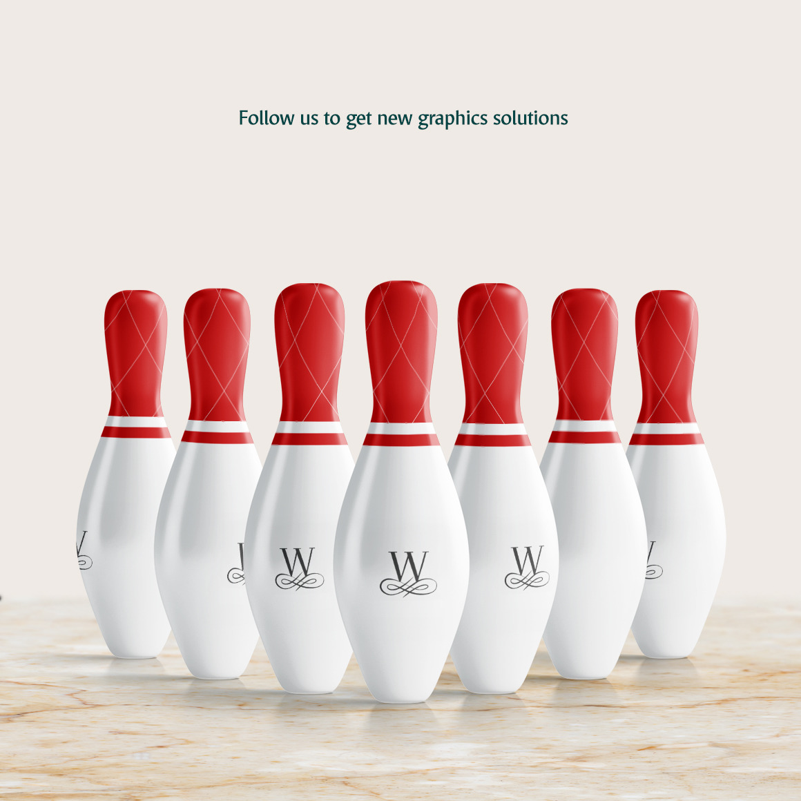 Bowling Mockups Set Bowling Mockups Set