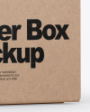Two Kraft Boxes Mockup Two Kraft Boxes Mockup