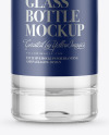 Clear Glass Vodka Bottle Mockup Clear Glass Vodka Bottle Mockup