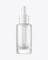 Frosted Glass Dropper Bottle Mockup