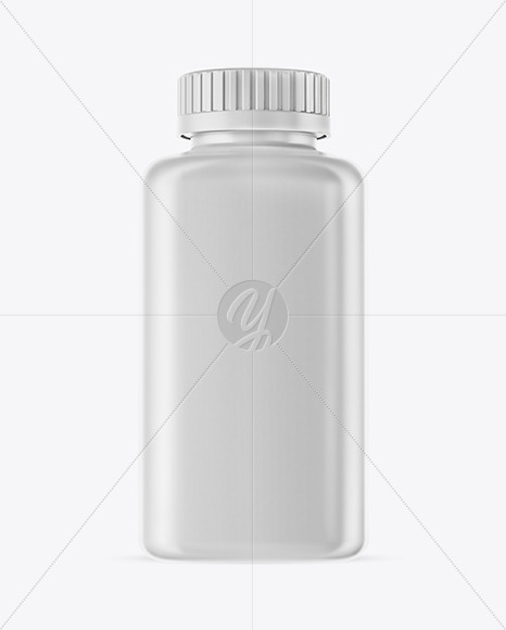 Matte Plastic Jar Mockup