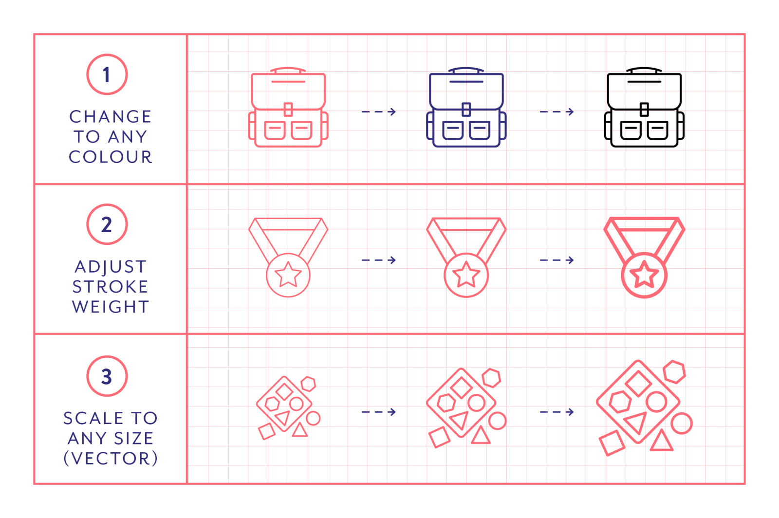 Line Icons – Education