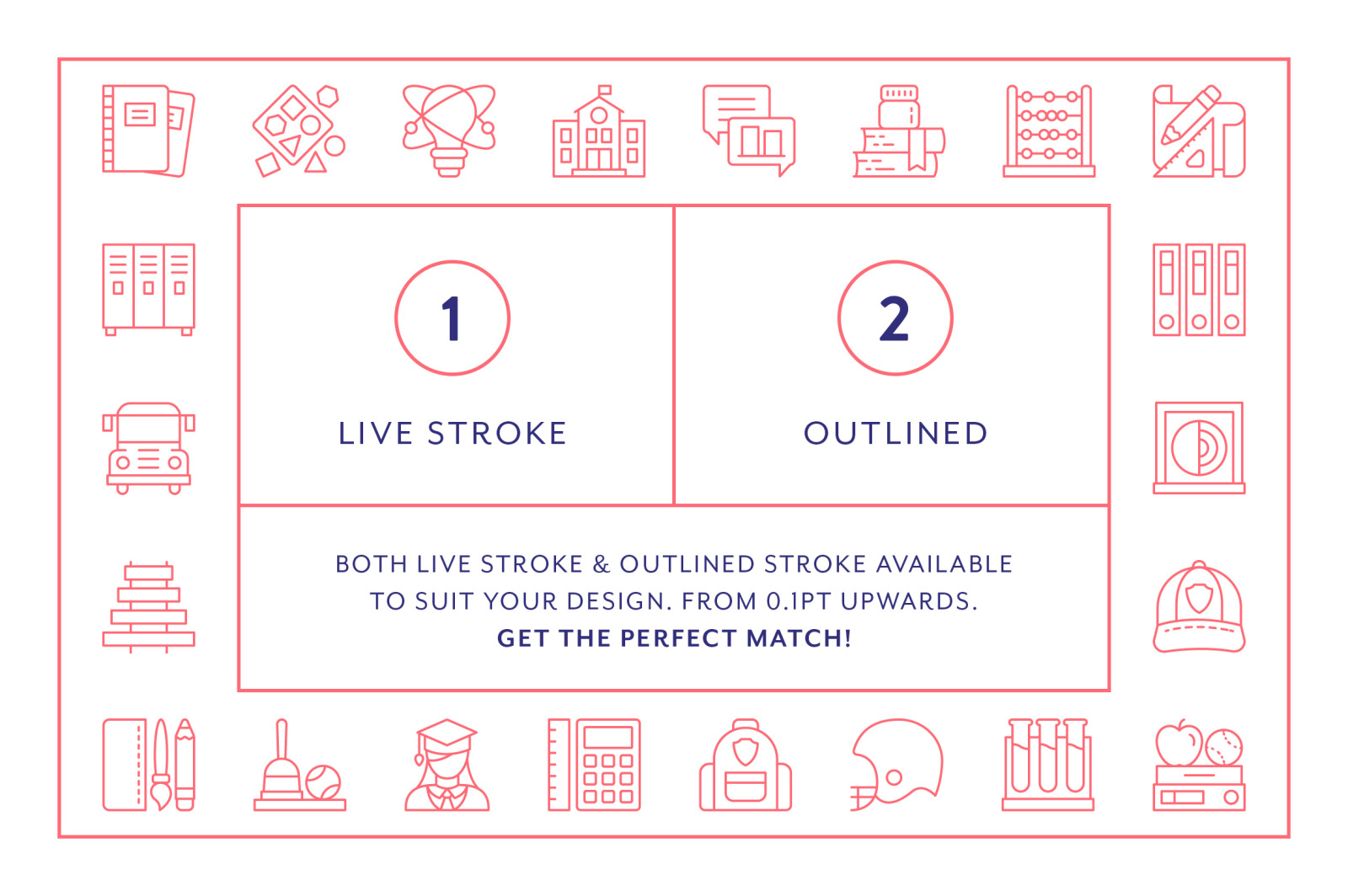 Line Icons – Education