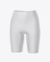 Melange Women&#039;s Shorts - Front Half Side View