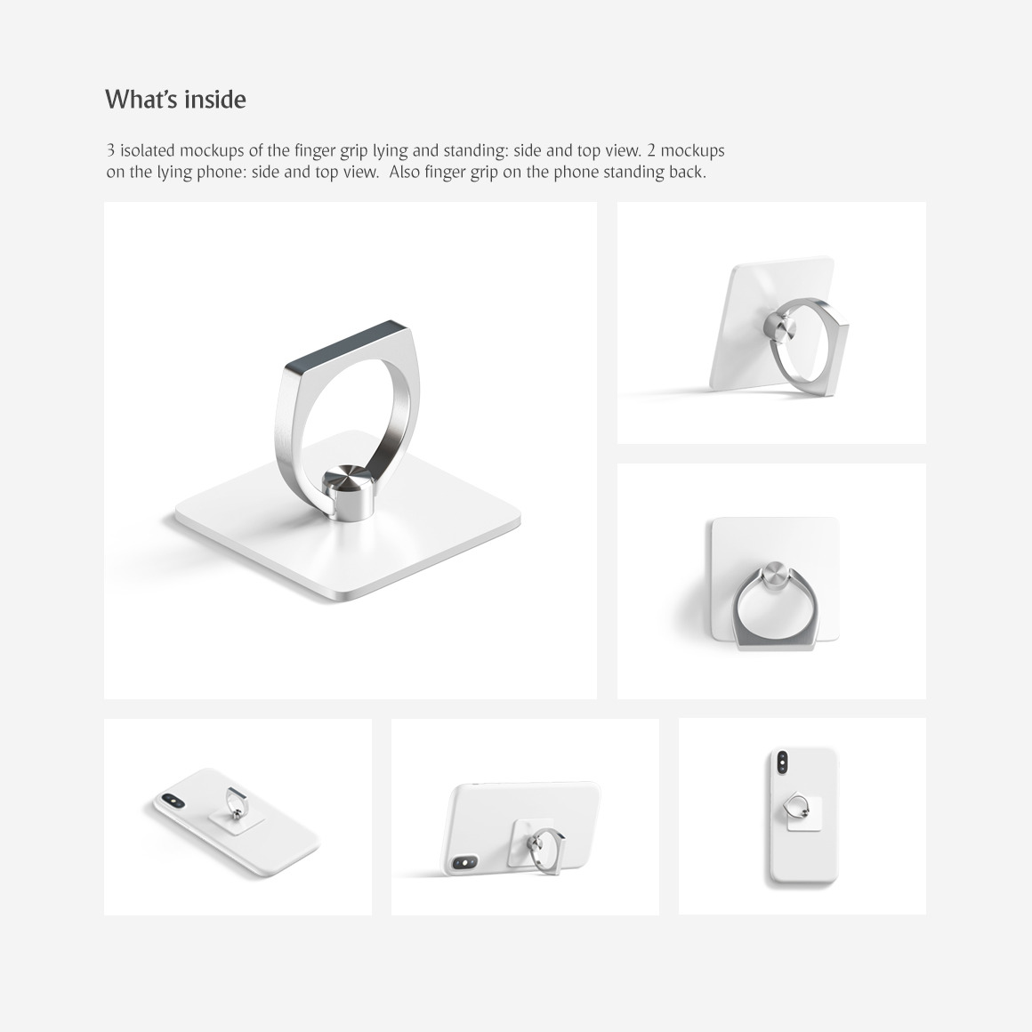 Finger Grip Mockup Finger Grip Mockup