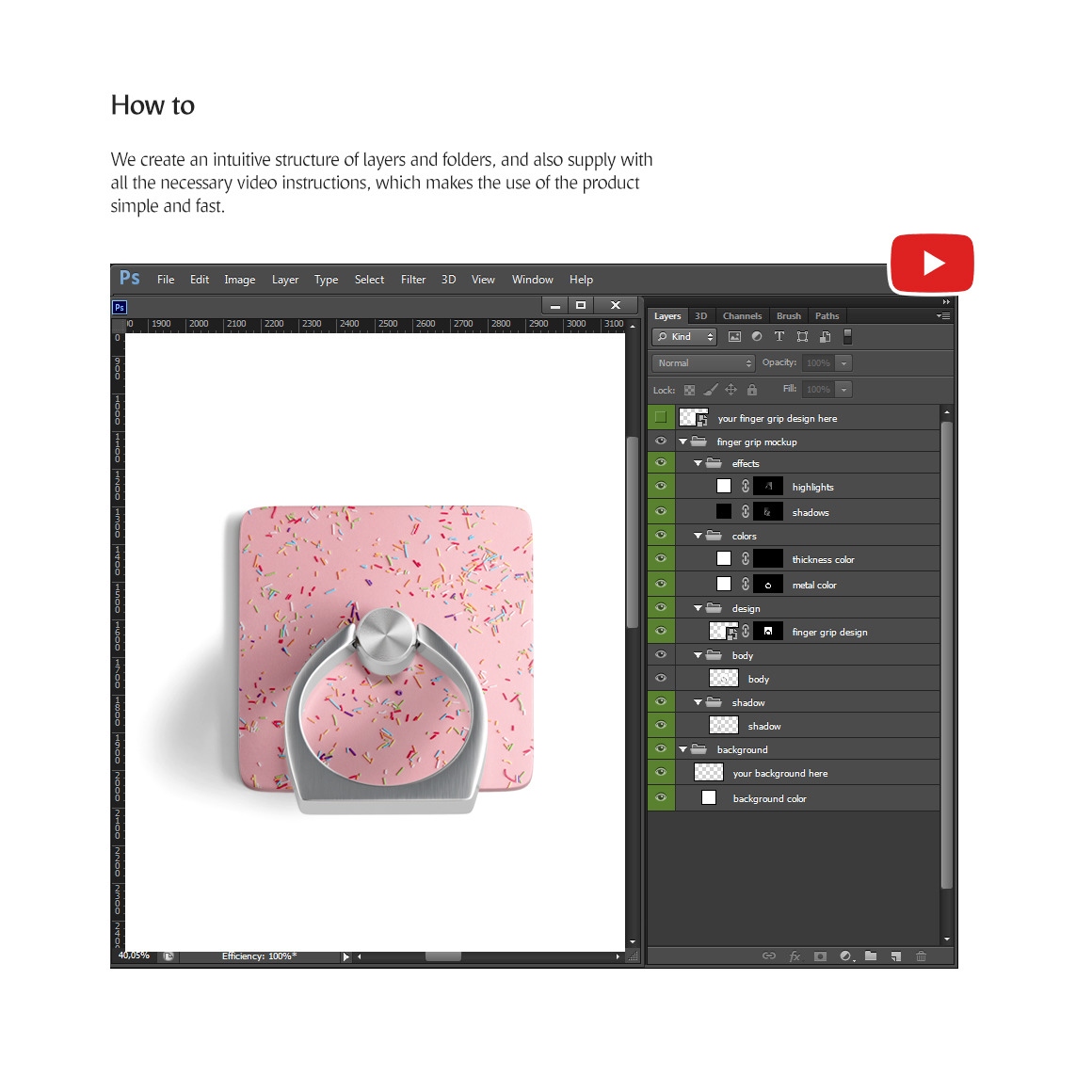 Finger Grip Mockup Finger Grip Mockup