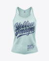 Melange Women&#039;s Tank Top Mockup