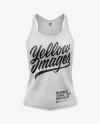 Melange Women&#039;s Tank Top Mockup