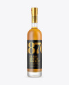 Frosted Glass Whisky Bottle Mockup Frosted Glass Whisky Bottle Mockup