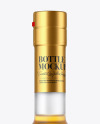 Frosted Glass Whisky Bottle Mockup Frosted Glass Whisky Bottle Mockup