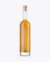 Frosted Glass Whisky Bottle Mockup Frosted Glass Whisky Bottle Mockup