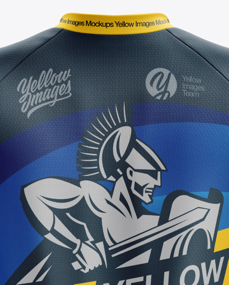 Men’s Cross Country Jersey mockup (Back View)