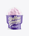 Matte Ice Cream Cup Mockup