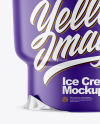 Matte Ice Cream Cup Mockup