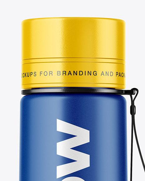 Matte Sport Bottle Mockup