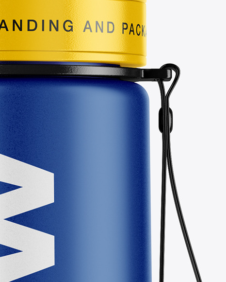 Matte Sport Bottle Mockup