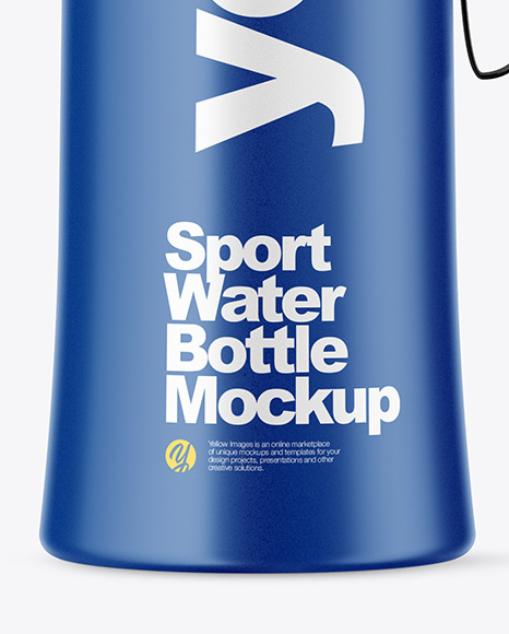 Matte Sport Bottle Mockup