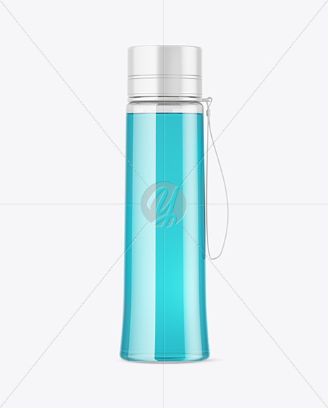 Clear Drink Sport Bottle Mockup