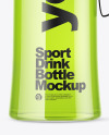 Clear Drink Sport Bottle Mockup