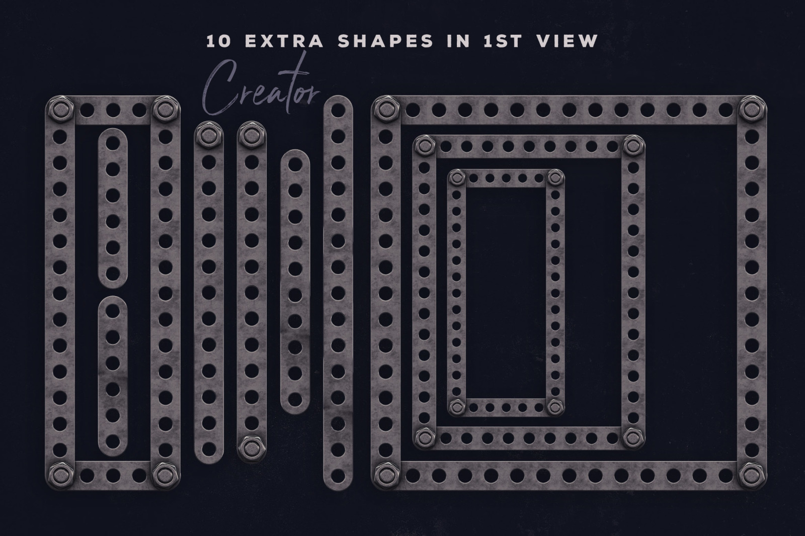 Construction Kit 3D Lettering Construction Kit 3D Lettering