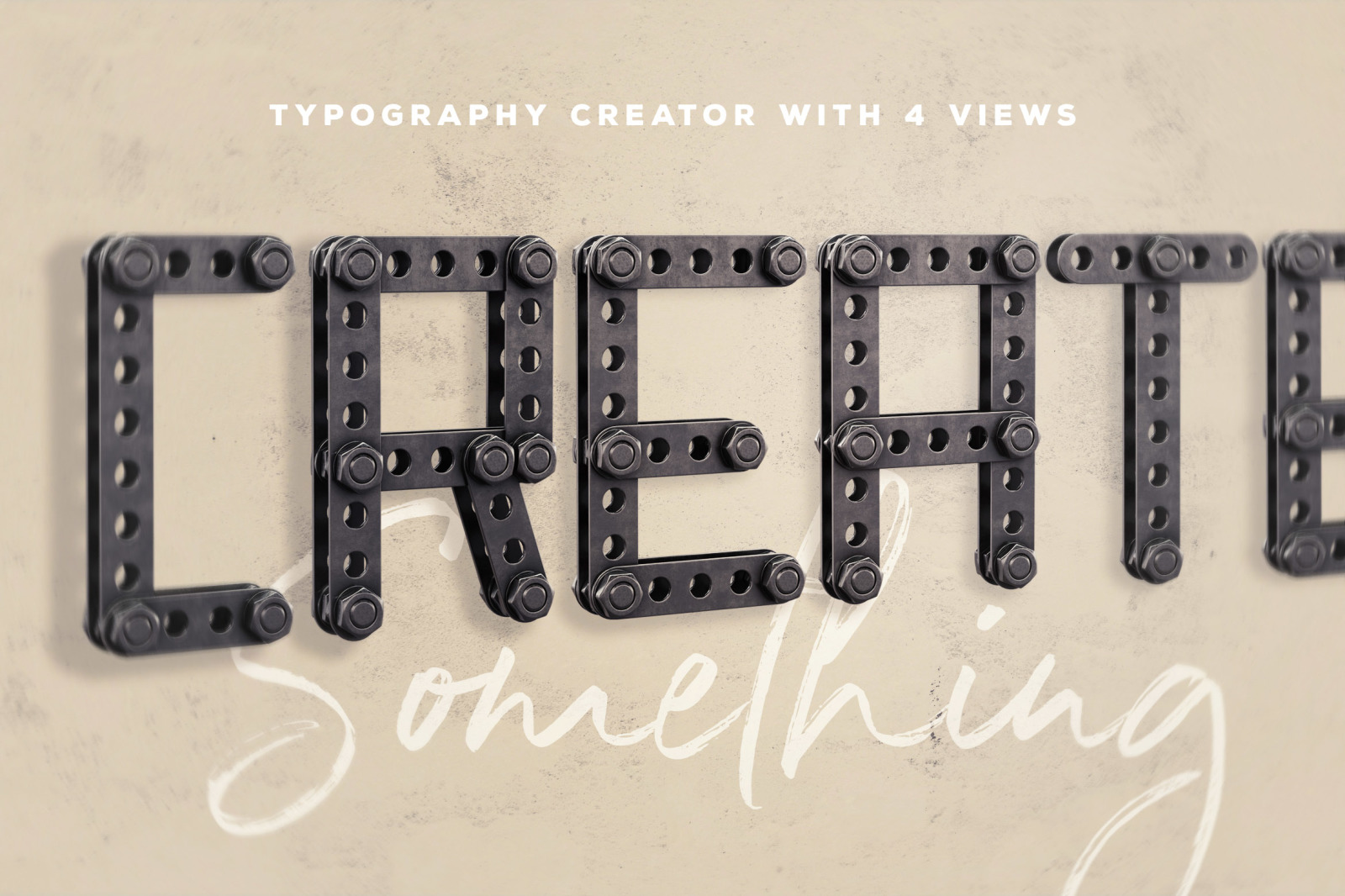 Construction Kit 3D Lettering Construction Kit 3D Lettering