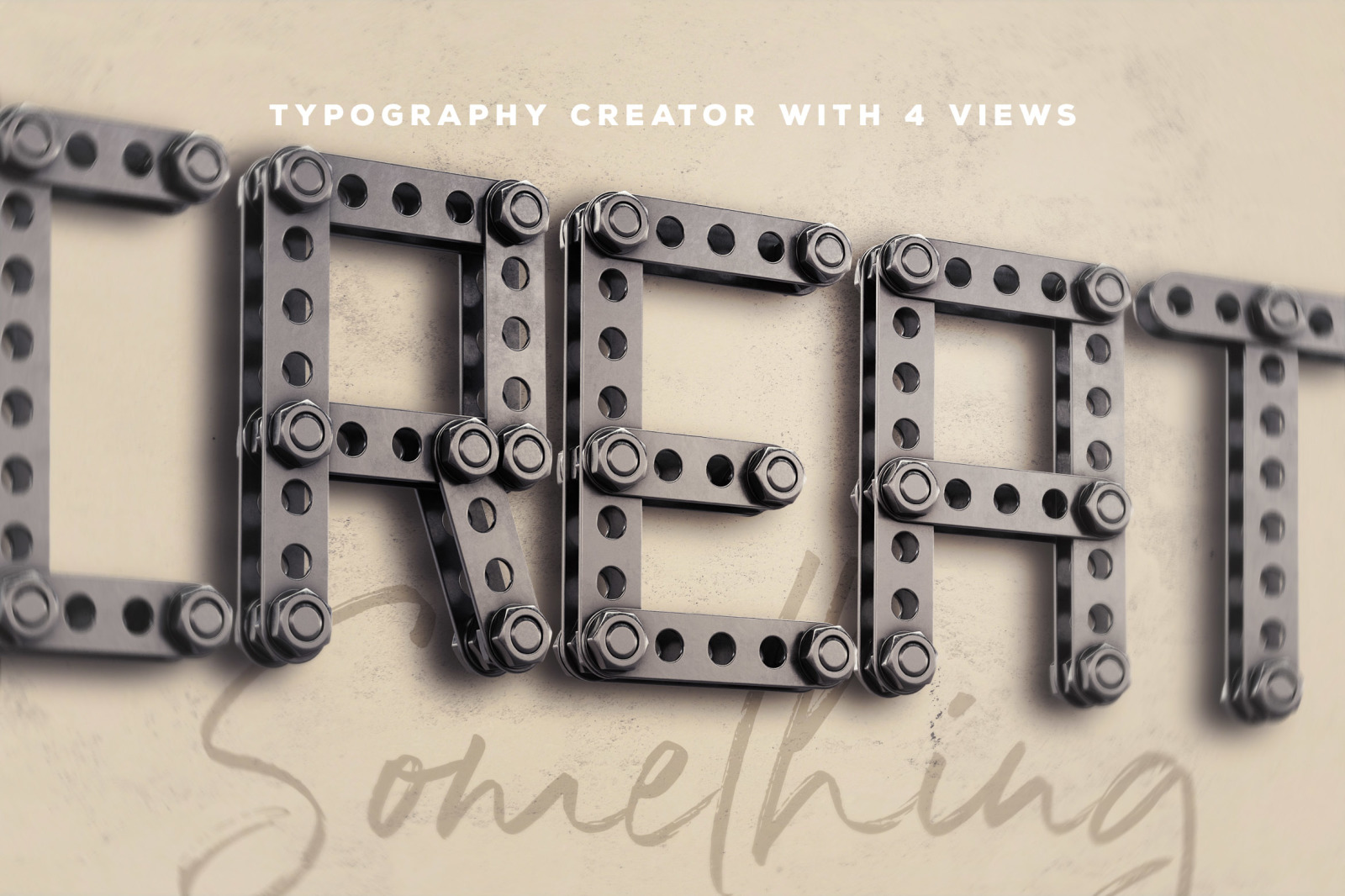Construction Kit 3D Lettering Construction Kit 3D Lettering