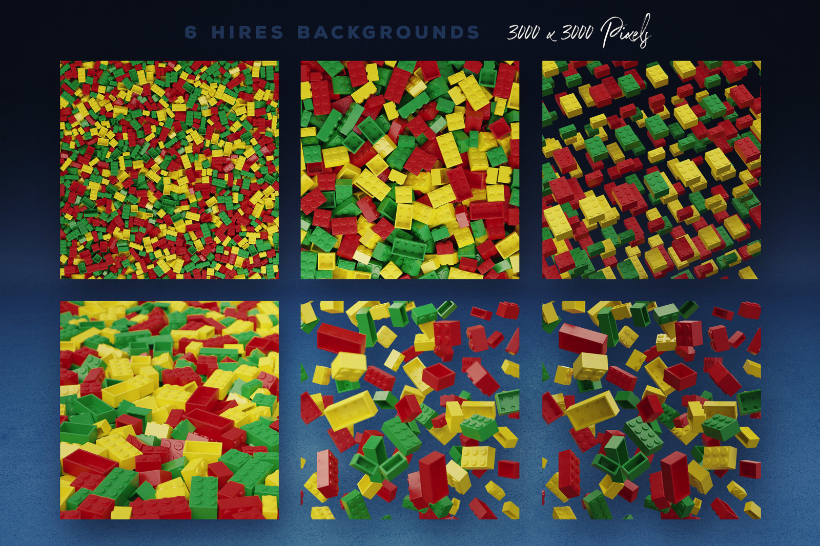 Toy Bricks 3D Lettering Toy Bricks 3D Lettering
