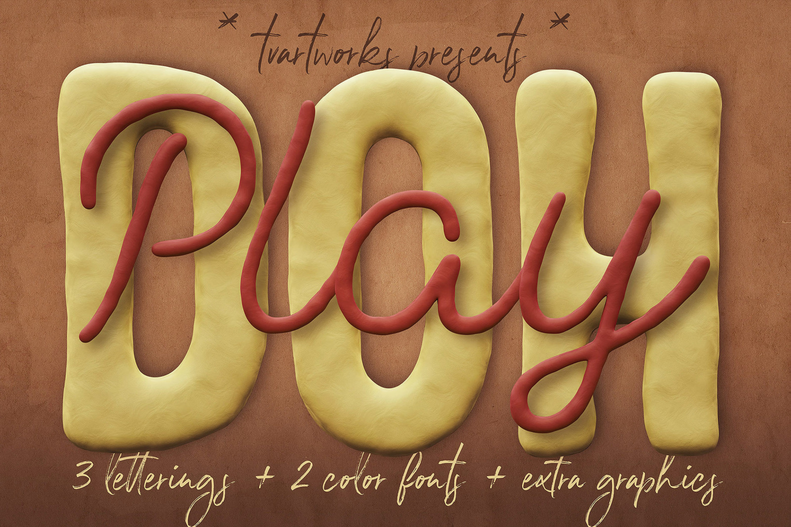 Play-Doh Lettering Duo