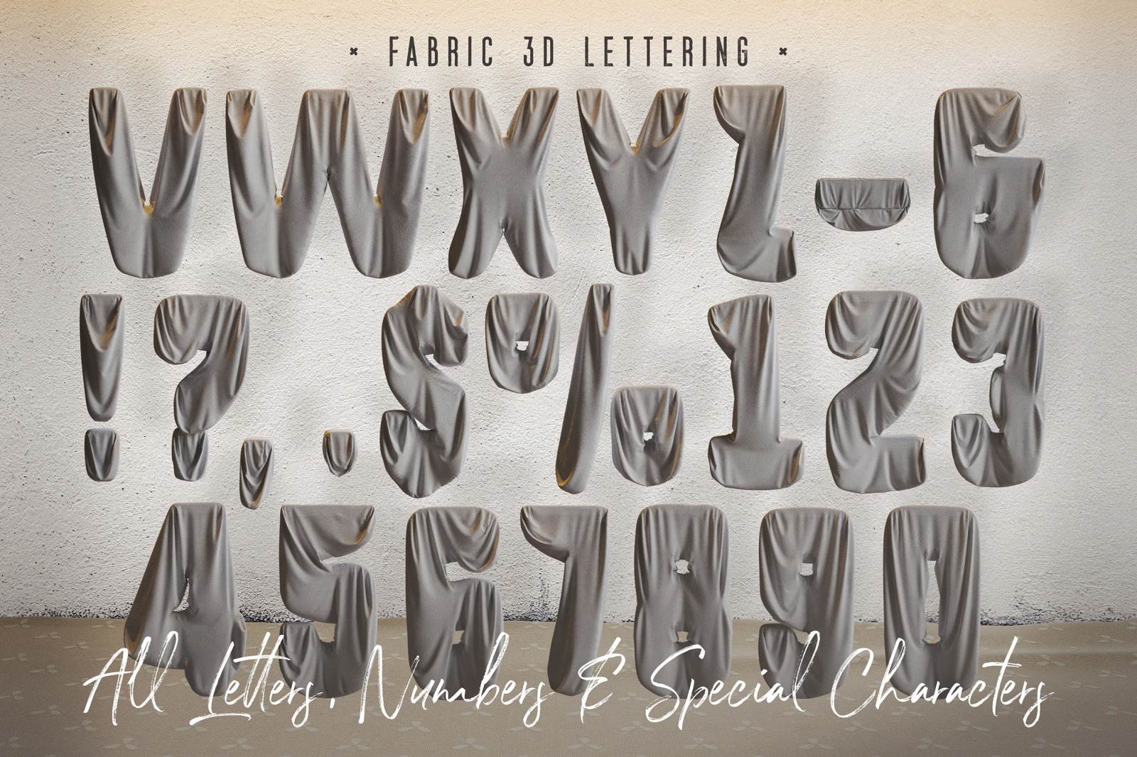 Foil & Fabric Lettering Duo Foil & Fabric Lettering Duo