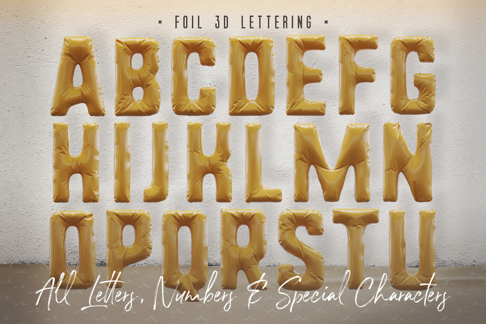 Foil & Fabric Lettering Duo Foil & Fabric Lettering Duo