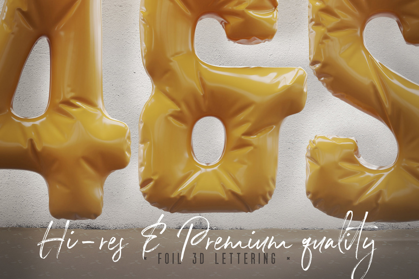 Foil & Fabric Lettering Duo Foil & Fabric Lettering Duo