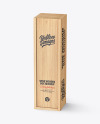 Wooden Wine Box Mockup