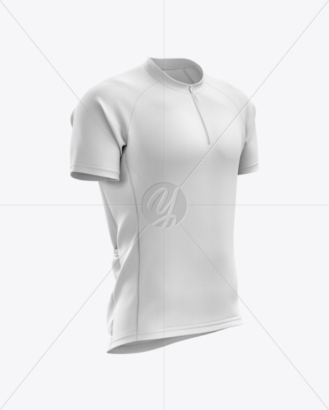 Men’s Cross Country Jersey mockup (Right Half Side View)