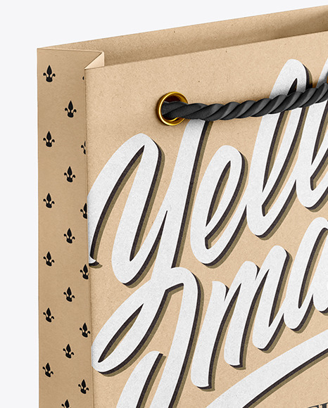 Kraft Paper Bag Mockup