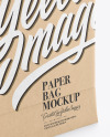 Kraft Paper Bag Mockup