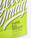 Metallized Paper Bag Mockup