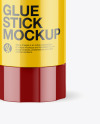 Glossy Glue Stick Mockup