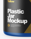 Matte Plastic Jar Mockup