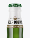 Green Glass Bottle Mockup