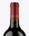 Green Glass Red Wine Bottle Mockup