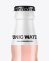 Clear Glass Tonic Bottle Mockup