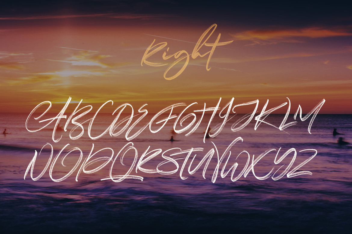 Right Brush & SVG Font Right Brush & SVG Font